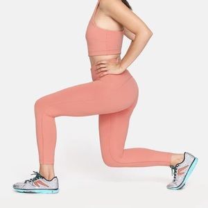 Outdoor voices freeform leggings in terra cotta